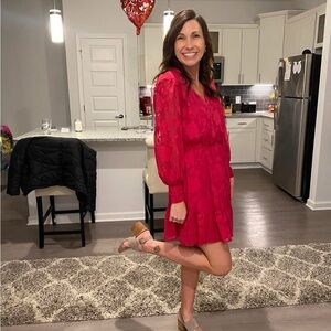 Elegant hot pink Dress